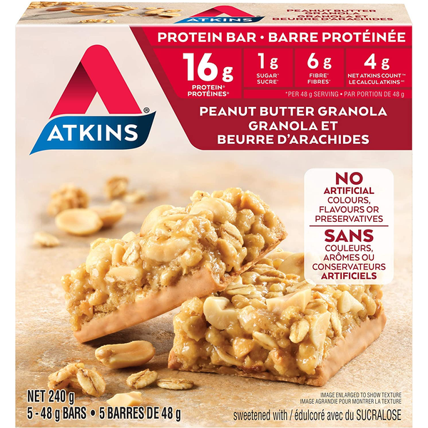 Atkins Advantage Bars - Peanut Butter Granola - Low Carb Canada