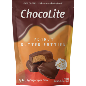 HealthSmart - ChocoLite (Sweet Nothings) - Peanut butter Patties (7 Pieces Pouch) - 84g