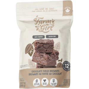 Farm Girl - Mélange de cuisson Keto sans gluten - Mélange de brownie au fudge au chocolat - 10.2 oz. 