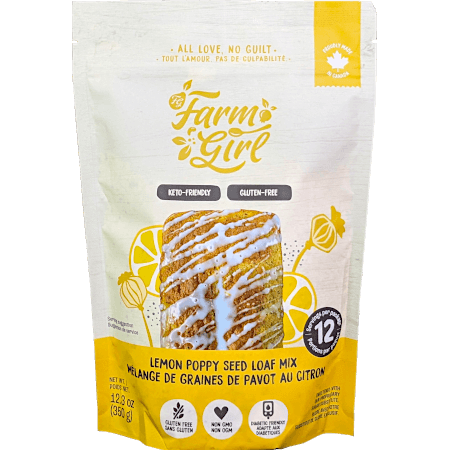 Farm Girl - Gluten Free Keto Baking Mix - Lemon Poppy Seed - 12.3 oz.