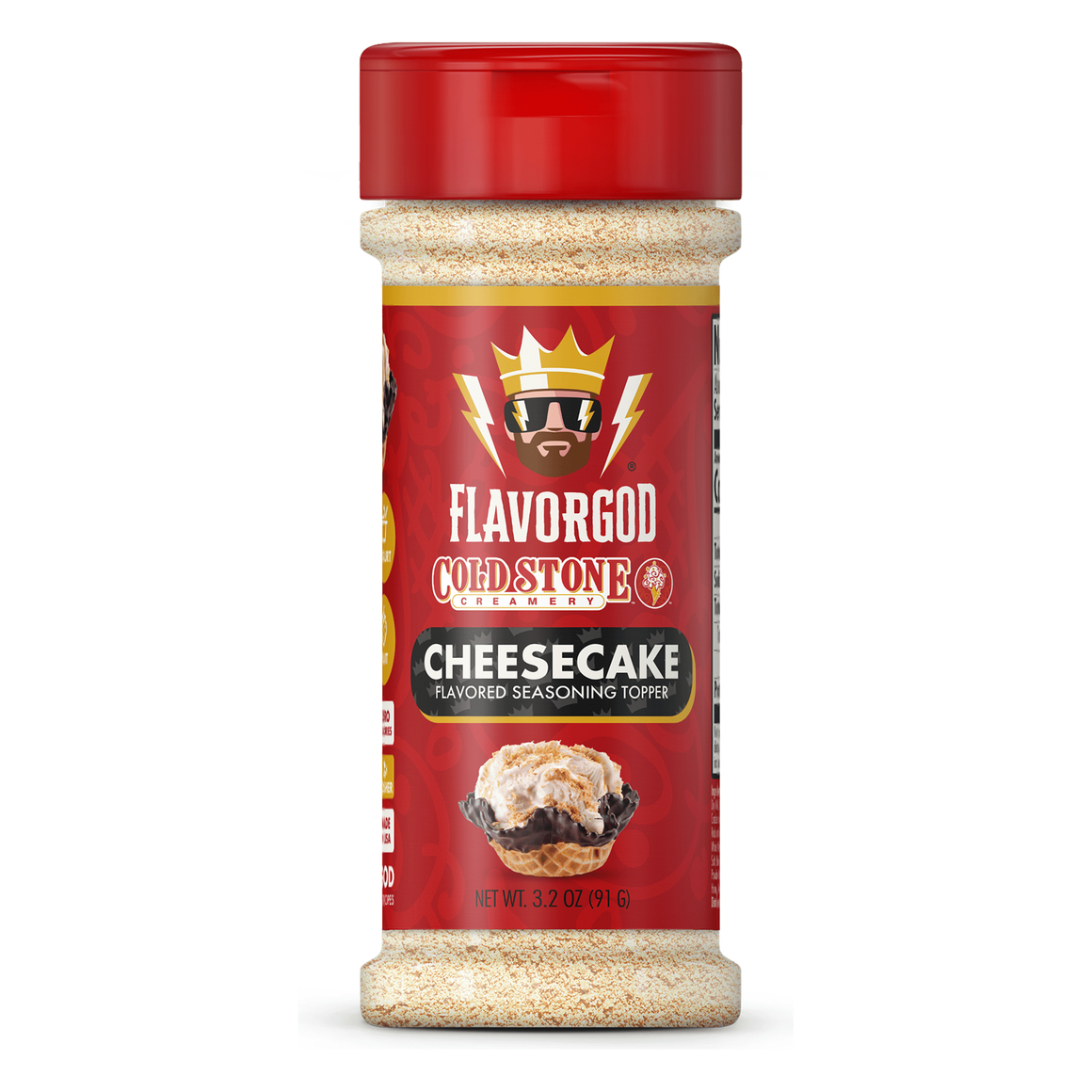 Flavorgod - Zero Calories Topper - Cold Stone Cheesecake