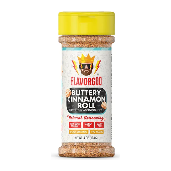 Flavorgod - Zero Calories Topper - Buttery Cinnamon Roll