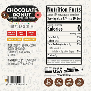 Flavorgod - Zero Calories Topper - Chocolate Donut