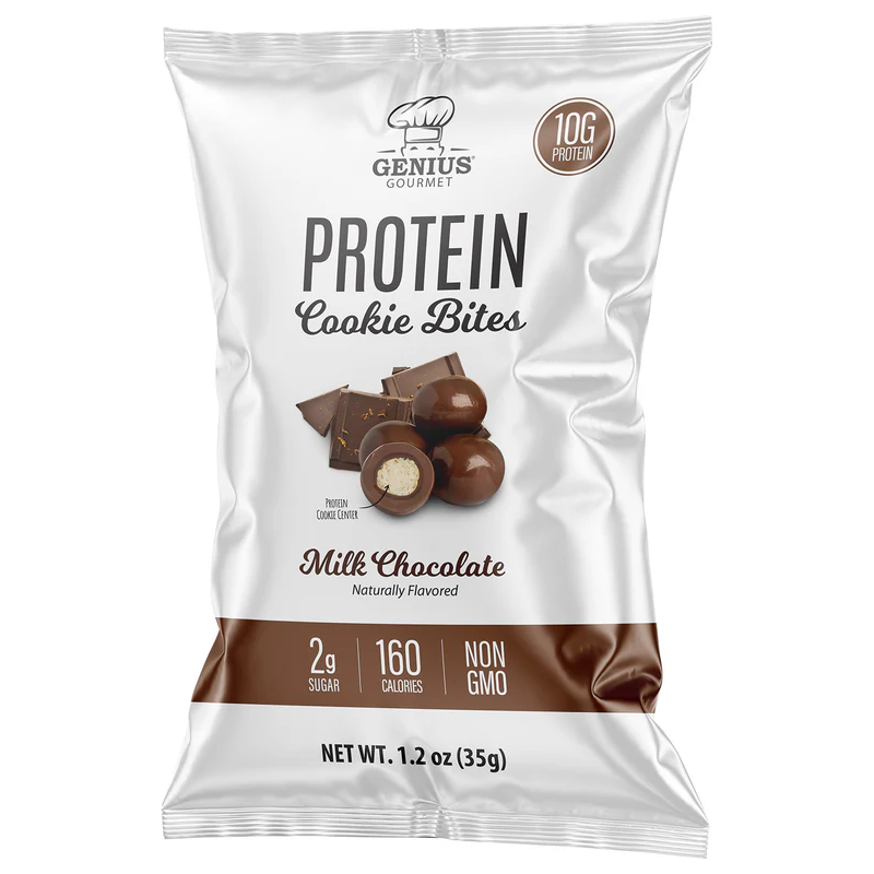 Genius Gourmet - Protein Cookie Bites - Milk Chocolate - 35g