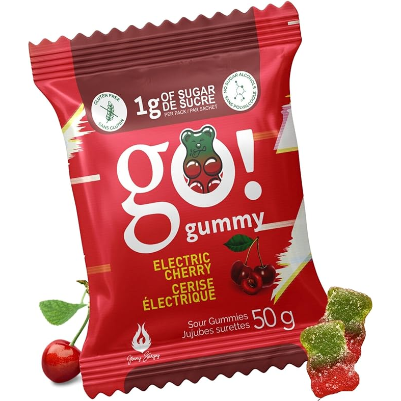 Go Nutrition - Go Gummy -  Electric Cherry - 50g