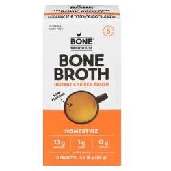 Bone Brewhouse - Instant Chicken Bone Broths - Homestyle - 5 Packets