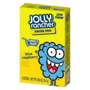 Jolly Rancher Zero Sugar Singles-to-Go - Blue Raspberry - 6 sticks