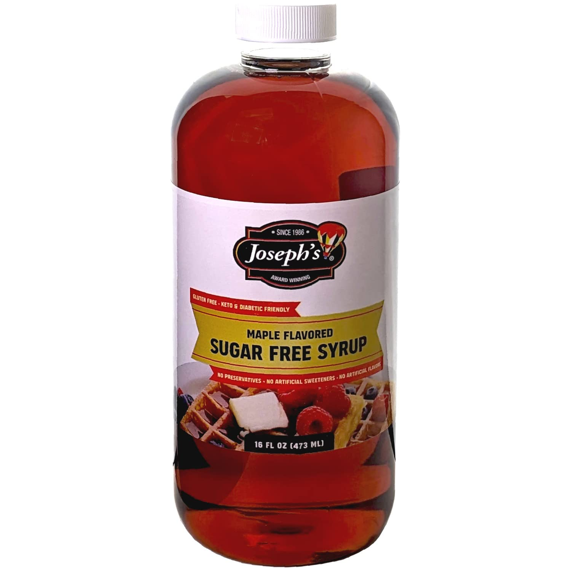 Joseph's - Sugar Free Syrup - Maple - 16 oz