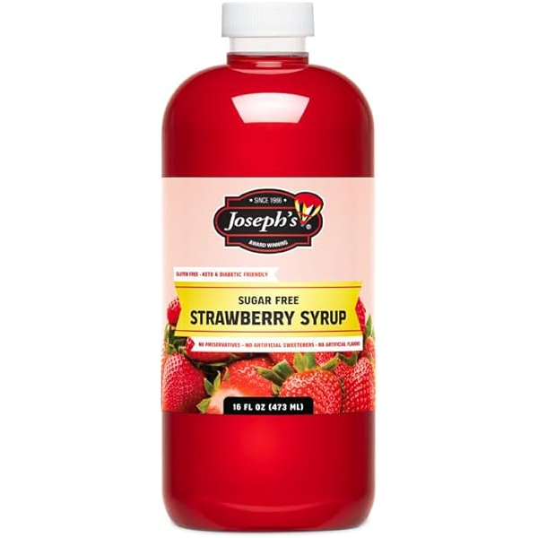 Joseph's - Sugar Free Syrup - Strawberry - 16 oz