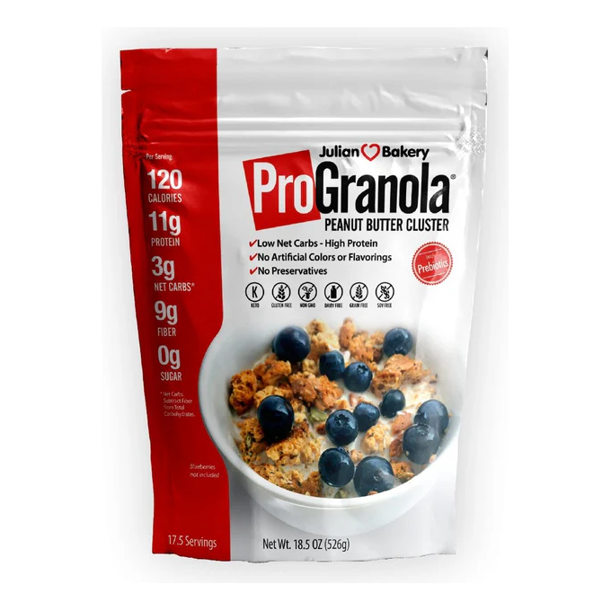 Julian Bakery - Pro Granola - Peanut Butter Cluster - 526g