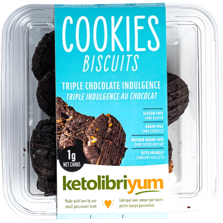 Ketolibriyum - Cookie - Gourmandise Triple Chocolat 180g