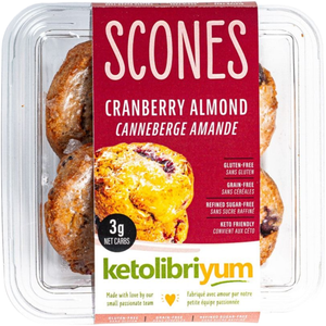 Ketolibriyum - Scone - Canneberge Amande 4 Pack