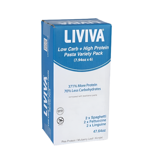 Liviva - Low Carb Keto Pasta - Variety Value Pack of 6