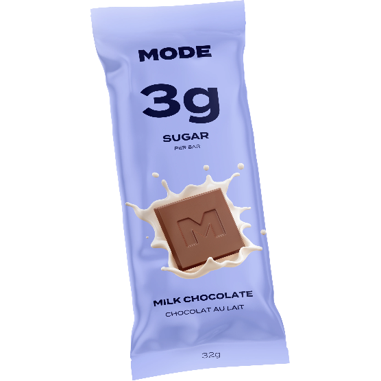 Mode - Low Sugar Milk Chocolate Bar - 32g - Low Carb Canada