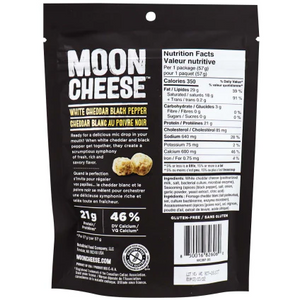 Moon Cheese - White Cheddar Black Pepper - 57 g