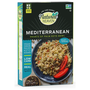 Natural Heaven - Hearts of Palm - Keto Bowl Ready Meal - Mediterranean - 1 Pack