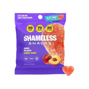 Shameless Snacks - Gummy Candy - OMG Peach - 50g