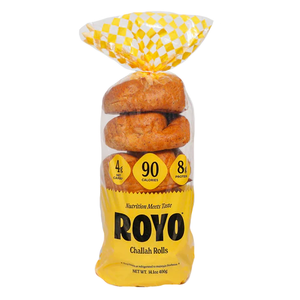 Royo Bread Company - Low Carb Challah Rolls - 6 rolls