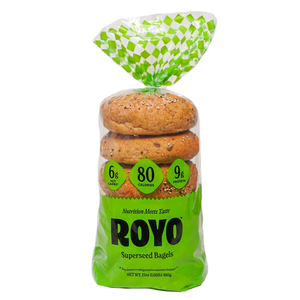 Royo Bread Company - Low Carb Bagels - Super Seed - 6 bagels