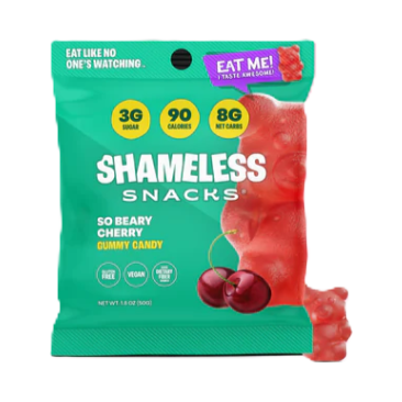 Shameless Snacks - Gummy Candy - So Beary Cherry - 50g