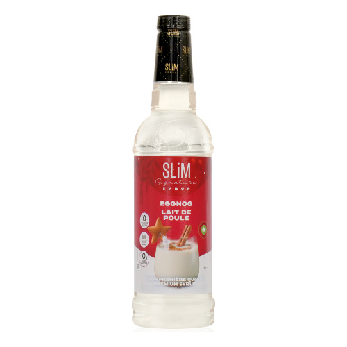 Slim Syrups - Sugar Free Eggnog Syrup (Holiday Edition) - 750ml Bottle