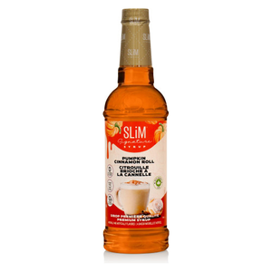 Slim Syrups - Sugar Free Pumpkin Cinnamon Roll Syrup (Limited Edition) - 750ml Bottle