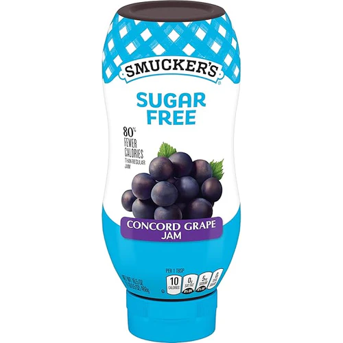 Smuckers - Squeeze Sugar Free Jam - Concord Grape - 16.5oz