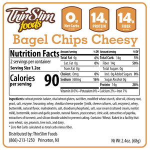 ThinSlim Foods - Bagel Chips - Cheesy