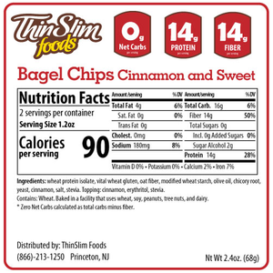 ThinSlim Foods - Bagel Chips - Cinnamon and Sweet