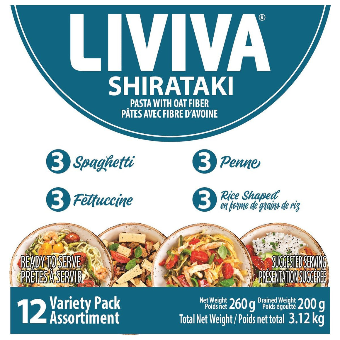 Liviva Organic Shirataki Variety Pack