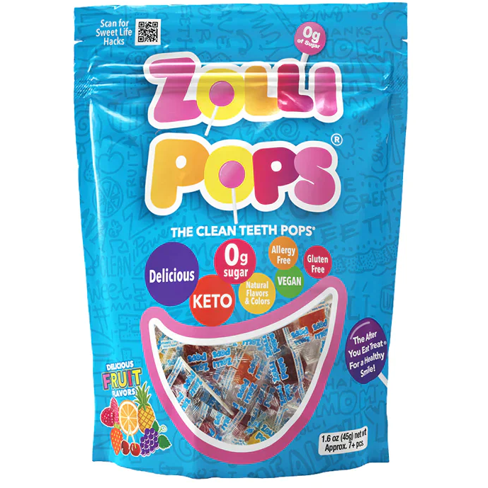 Zolli - Zaffi Pops -  Original Fruit Assorted - 1.6oz