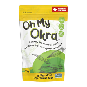 Oh My Okra - Crunchy Keto Superfood Snack - Lightly Salted - 40g